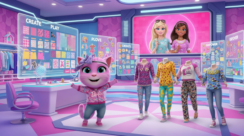 중국발 ‘마이 토킹 안젤라 2’ X 바비 콜라보: 나만의 디지털 패션 꿈을 펼쳐보세요!