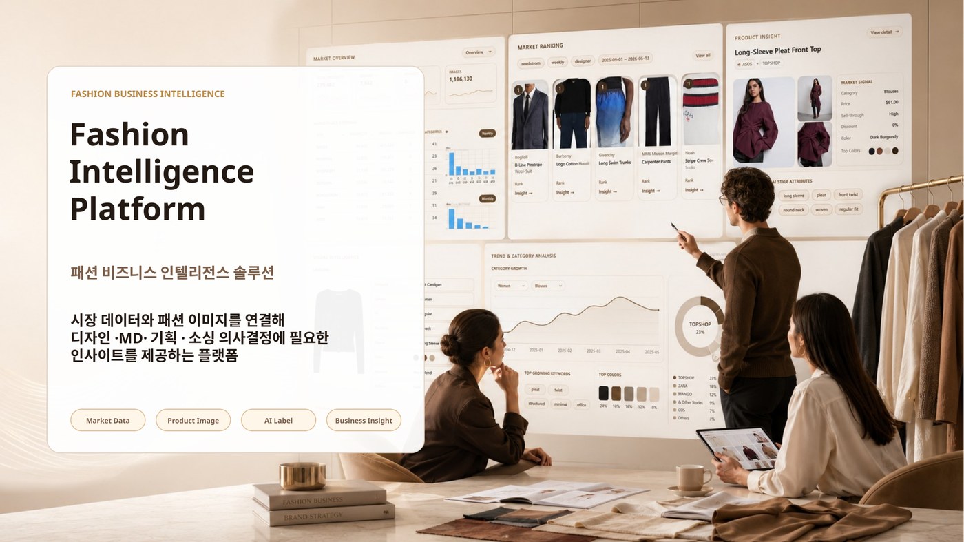 Fashion Intelligence Platform 소개 이미지